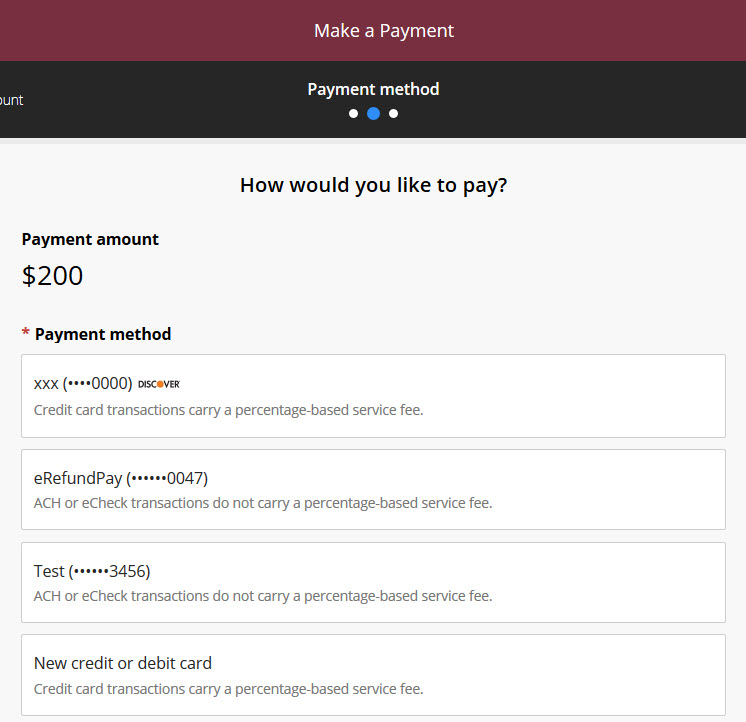How would you like to pay?